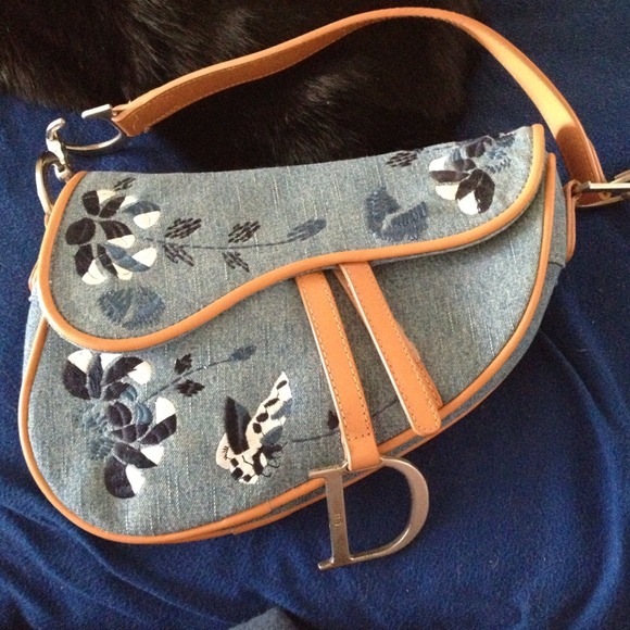 Reserved for @mrsksmith92 Denim Embroidered Saddle