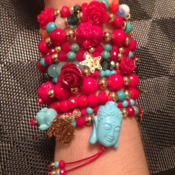 11 bracelets total in this set.