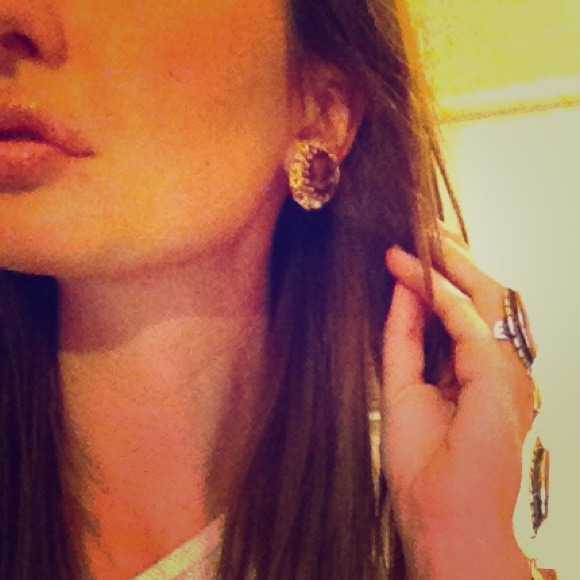 Bundled/ Vintage Cameo earrings from W. Germany