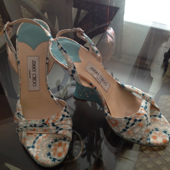 Jimmy Choo Shoes - Jimmy Choo Amazon Cotton Print shoes