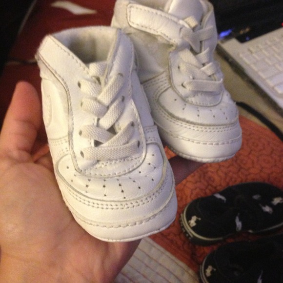 New born baby Air Force ones