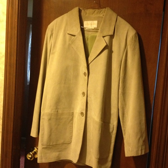 Jacket taupe in color REDUCED