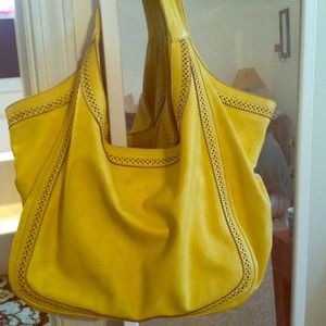 Gorgeous spring yellow "Big Buddha" bag