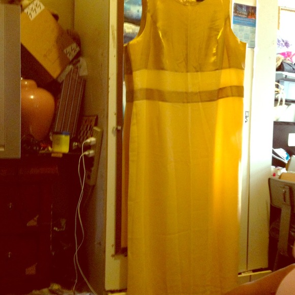 2 tone and 2- piece gold dress suit.. Never worn