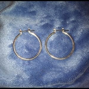 🔴SOLD🔴-Silver hoops
