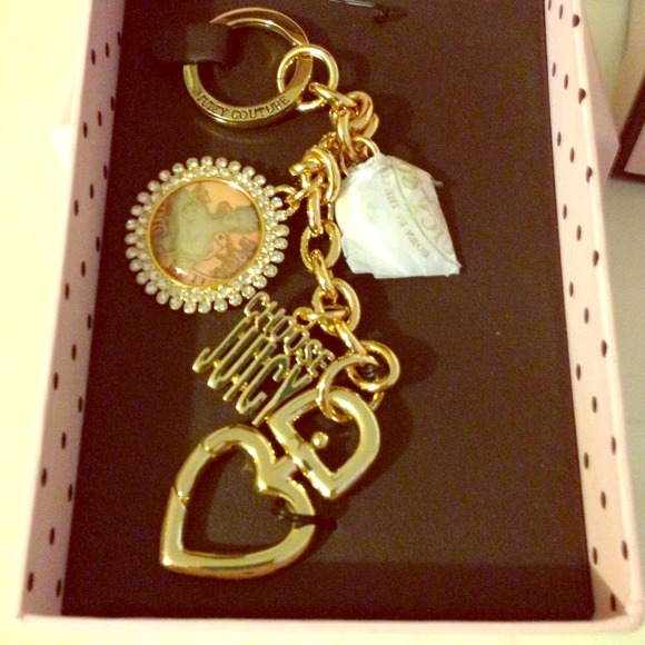 Juicy Couture Accessories - Juicy Couture Charm Key Chain Fob
