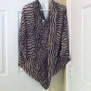 Zebra cardigan