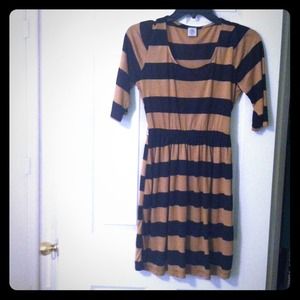 Reduced!Black and Tan dress. Never worn!