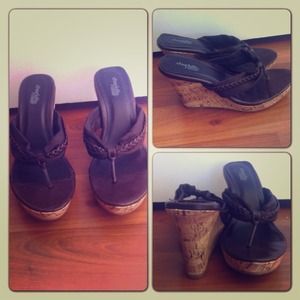 Brown Charlotte Russe wedges