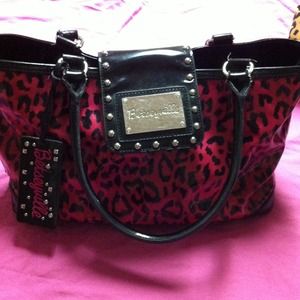 Betsy Johnson Leather Tote