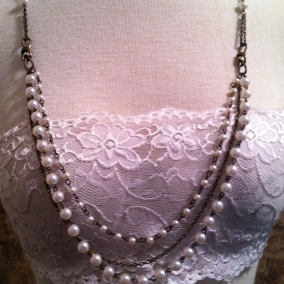Beaded Pearl Necklace