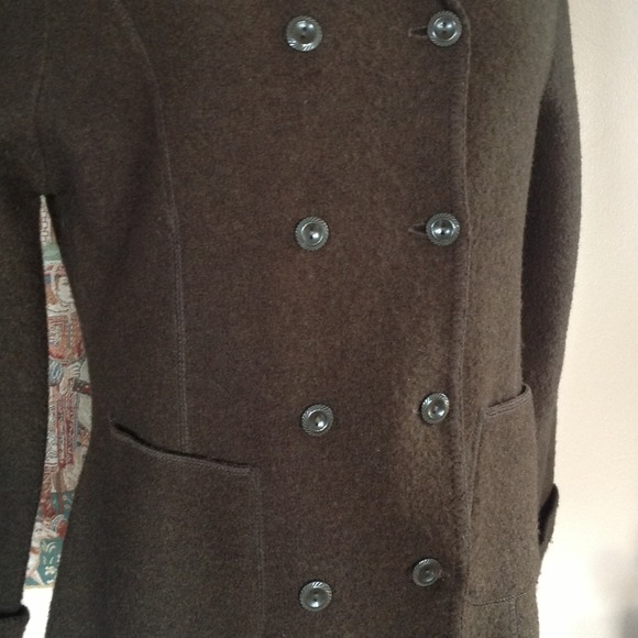 🍏L L Bean wool sweater peacoat. - Picture 3 of 4