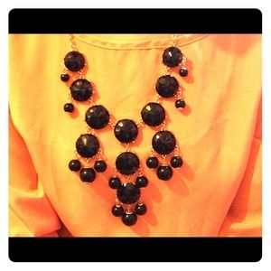 Black bubble necklace