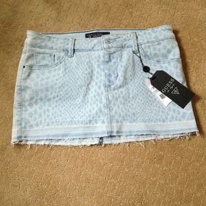 Guess jean skirt 27 waist