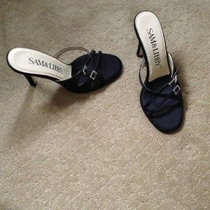 Sam & Libby satin high heel sandal