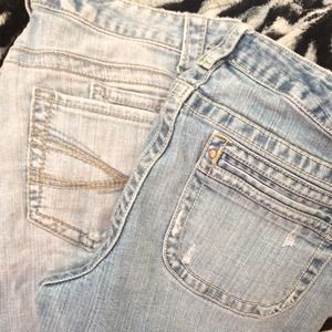 2 Pairs Of Aeropostale Skinny Flare Jeans