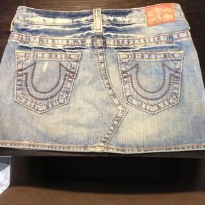❌Reserved❌True Religion Jean Skirt