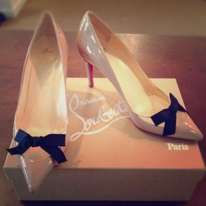 Authentic Christian Louboutin Bow Heels