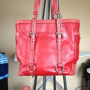 Red Coach Bag