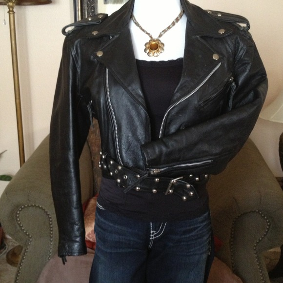 Wilson Leather Jackets & Blazers - Motorcycle Authentic Leather Customized Trim