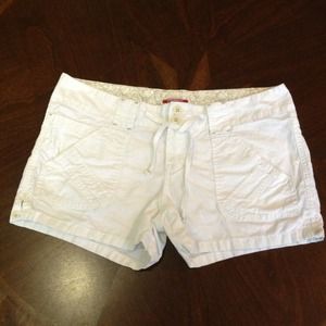 🚫Sold🚫Cute Union Bay white tie shorts *Size 9*