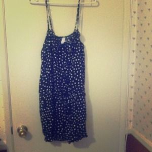 Polka dot shorts romper