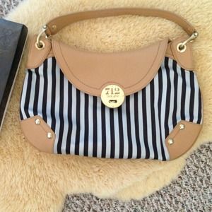 Authentic  Henri Bendel stripe purse