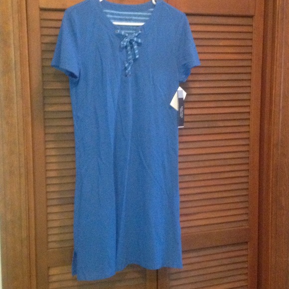 Nautical cabana wear dress/coverup