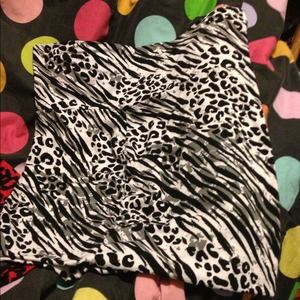 Animal Print Bodycon skirt