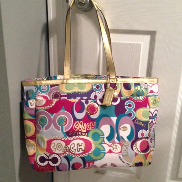 Large Coach Diaper Bag/Purse. $80.