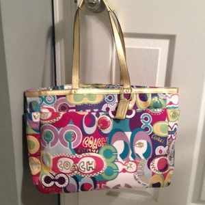 Large Coach Diaper Bag/Purse. $80.