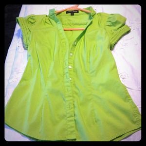 Lime green Express Design Studio top