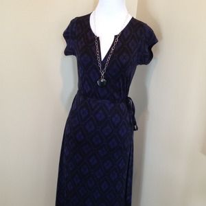 Silk wrap dress