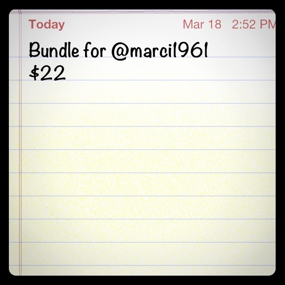 Bundle for $22