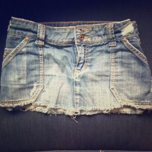 Oneill short jean skirt. Size 9.