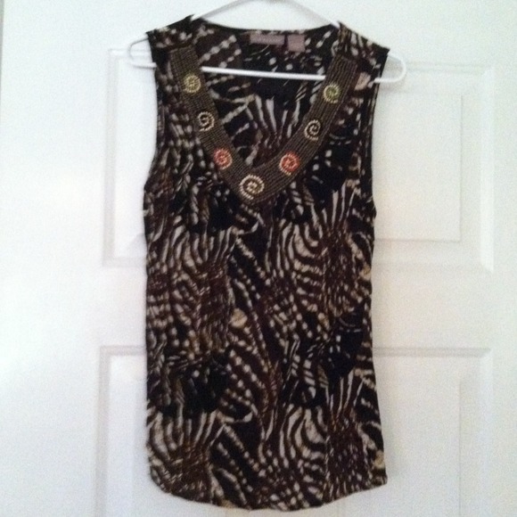 Kim Rogers sleeve less shirt