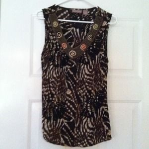 Kim Rogers sleeve less shirt