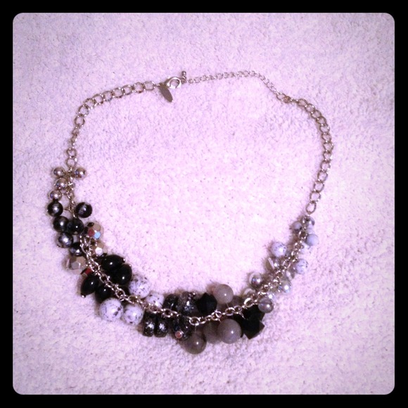 Black, Grey, and White Necklace - Picture 1 of 1