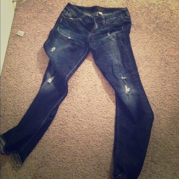 Silver jeans