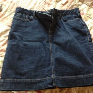 Denim banana republic skirt