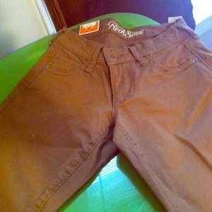 Burnt orange/brown skinnies!