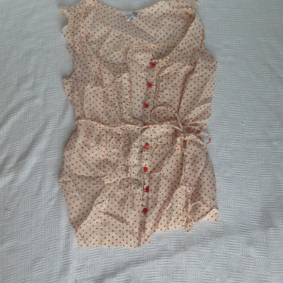 Cap sleeve blouse