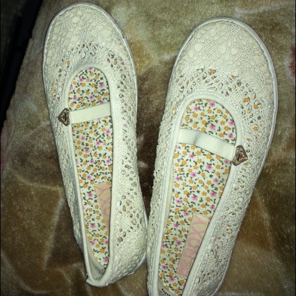 Crochet roxy flats