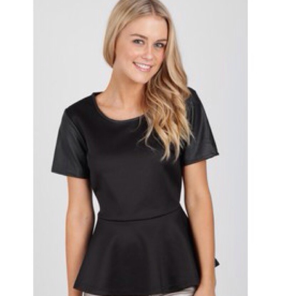 **SOLD**Cotton on Peplum top size medium NWT