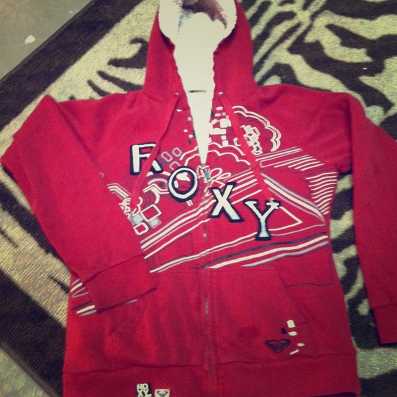 **SOLD--Roxy hoodie red