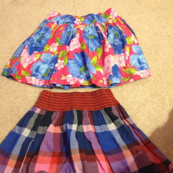 Hollister and Abercrombie  skirts