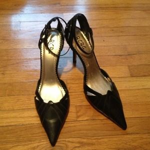 BCBG Ankle Strap Pumps