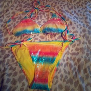 Victoria's Secret Sequin Swim Suit