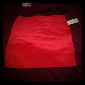 Burnt orange pencil skirt forever 21 new with tags