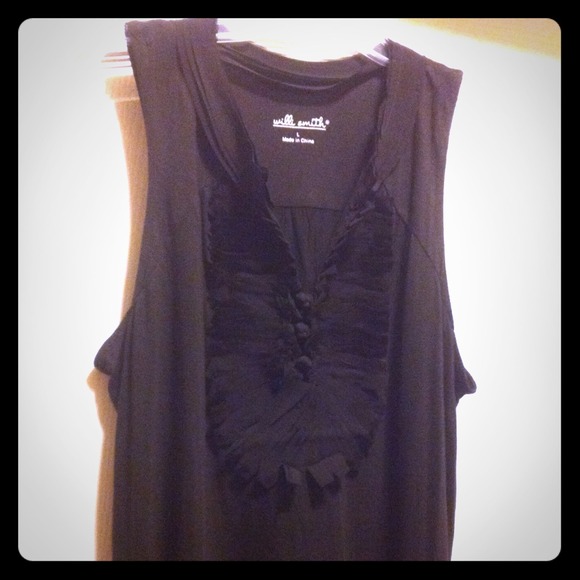 Sold/Bundle Black Sleeveless Dress Top